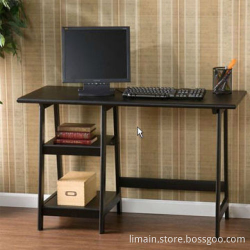 Computer Desk, Hardwood Legs with MDF and Veneer Frame